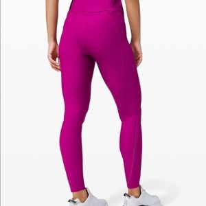 NWT LULULEMON ChaseTheChillHighRiseTight 6Fuchsia